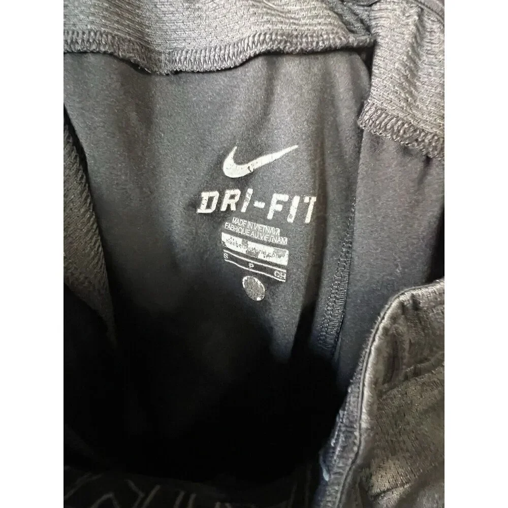 Nike Mens Black Athletic Basketball Training Shorts Size Small Dri-Fit